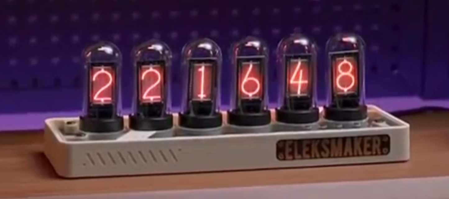 EleksMaker EleksTube IPS PR1 PR2 6-Bit IPS Retro Glows Analog Nixie Tube elekstube clock