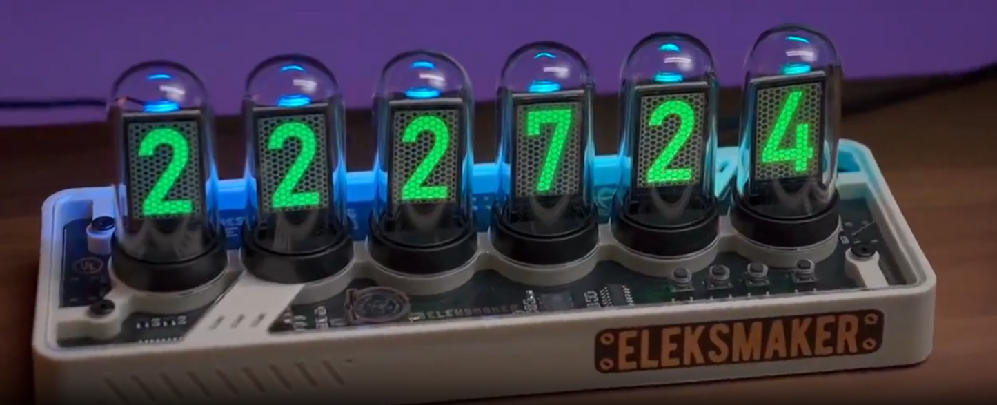 EleksMaker EleksTube IPS PR1 PR2 6-Bit IPS Retro Glows Analog Nixie Tube elekstube clock